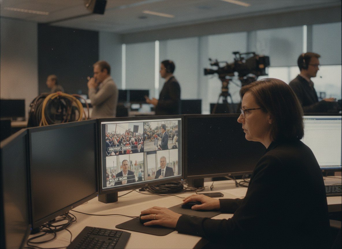 Il·lustració editorial de 3Cat guanya el premi TM Broadcast 2026 per un assistent d'IA que descriu imatges per fer les notícies més accessibles