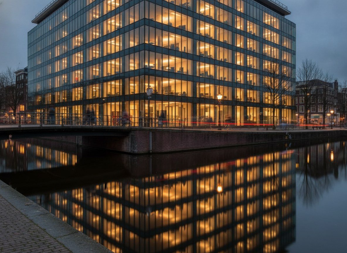 Il·lustració editorial de El banc holandès ABN Amro s'alia amb la francesa Mistral per reduir la dependència tecnològica dels Estats Units