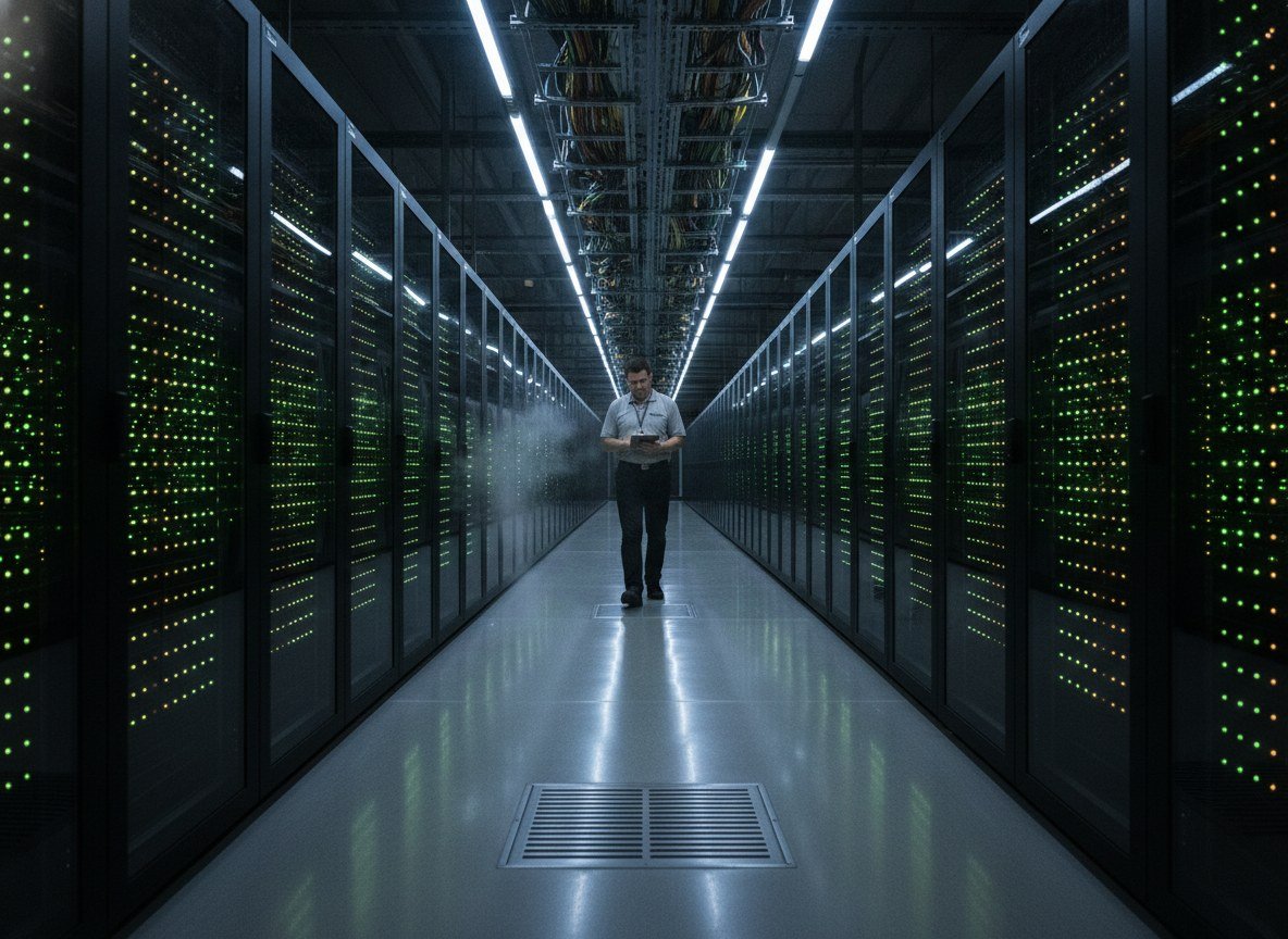 Il·lustració editorial de Anthropic es compromet a pagar 11.600 milions de dòlars a Akamai per assegurar-se capacitat de càlcul durant set anys