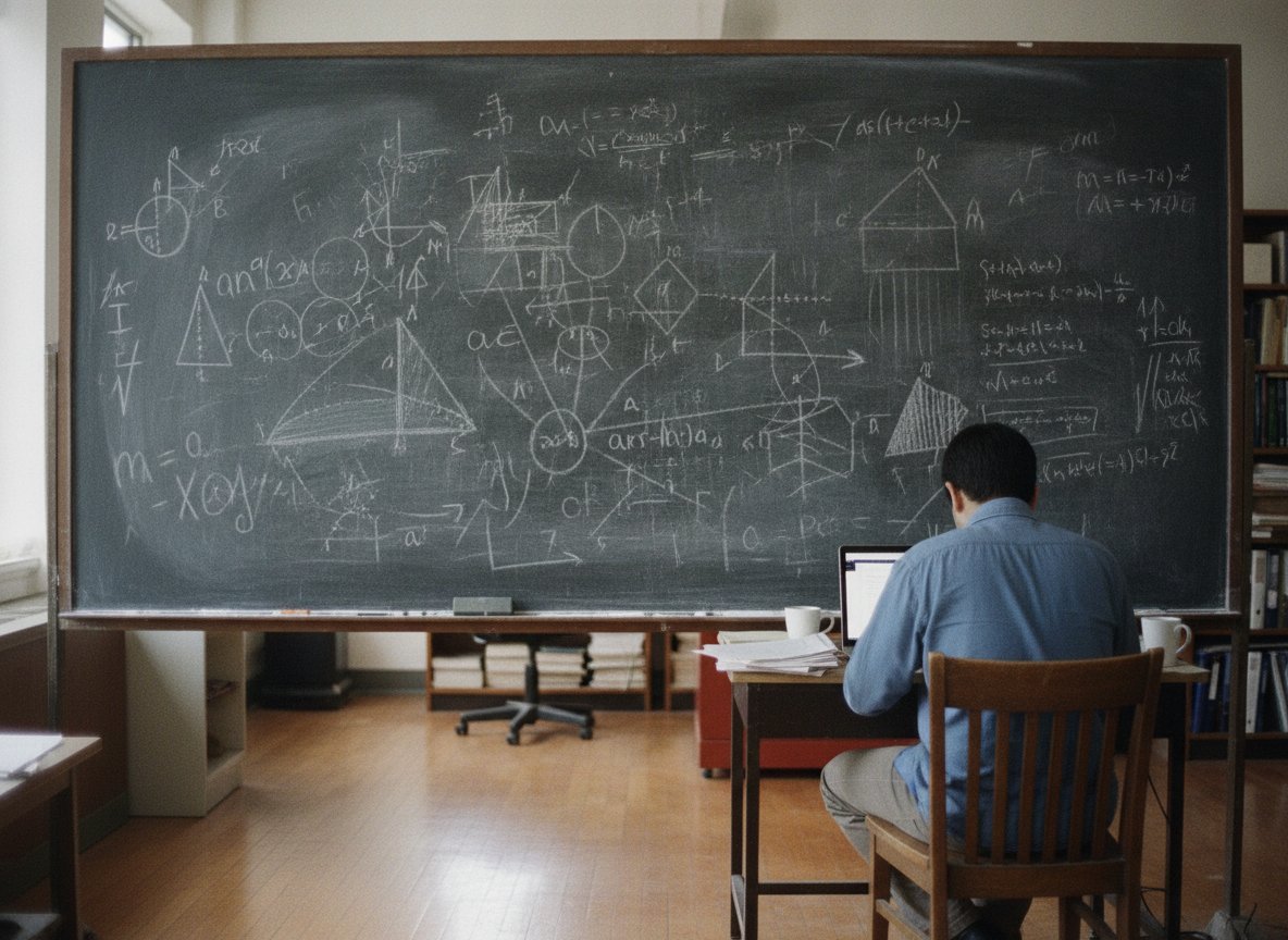 Il·lustració generada amb IA: Un sistema de DeepMind resol 9 problemes oberts d'Erdős, dos d'ells de fa més de cinquanta anys
