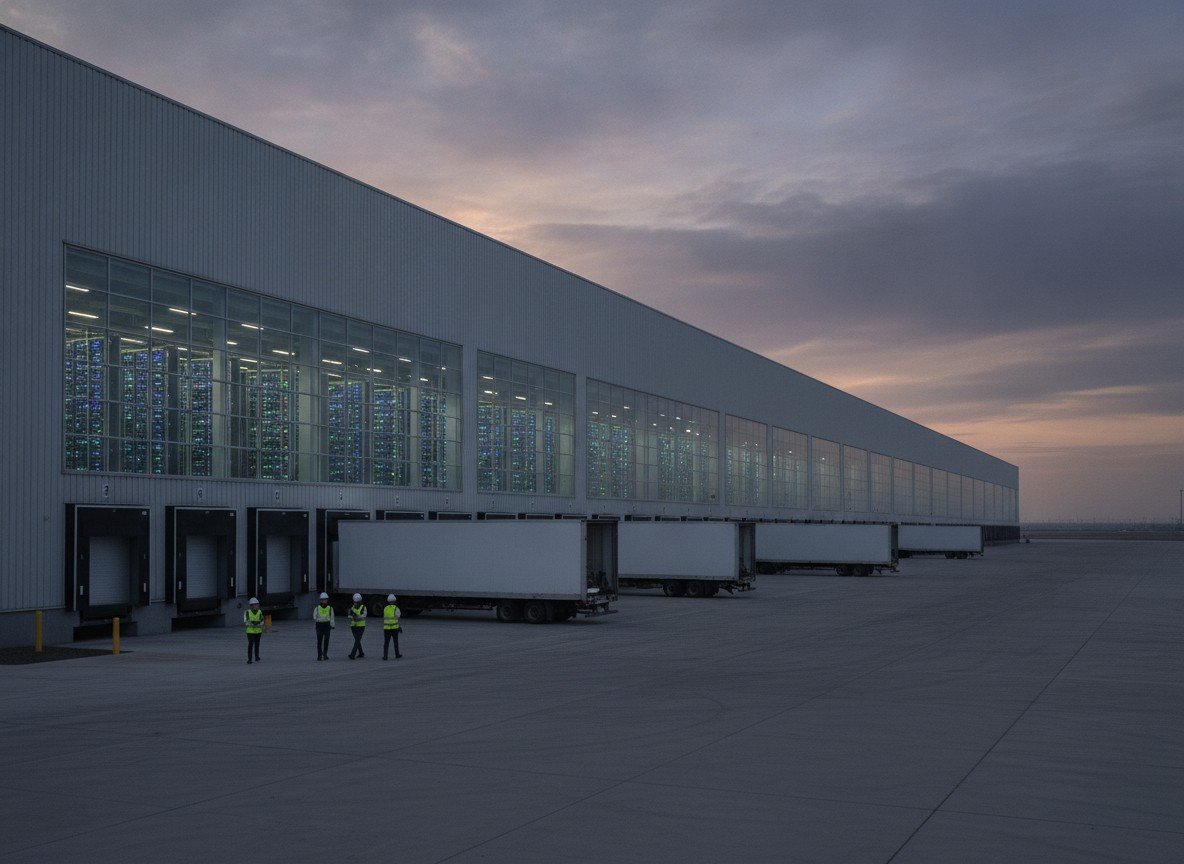 Il·lustració editorial de Amazon desbanca Walmart i es converteix en l'empresa més gran del món per ingressos, amb 200.000 milions de dòlars en IA com a motor