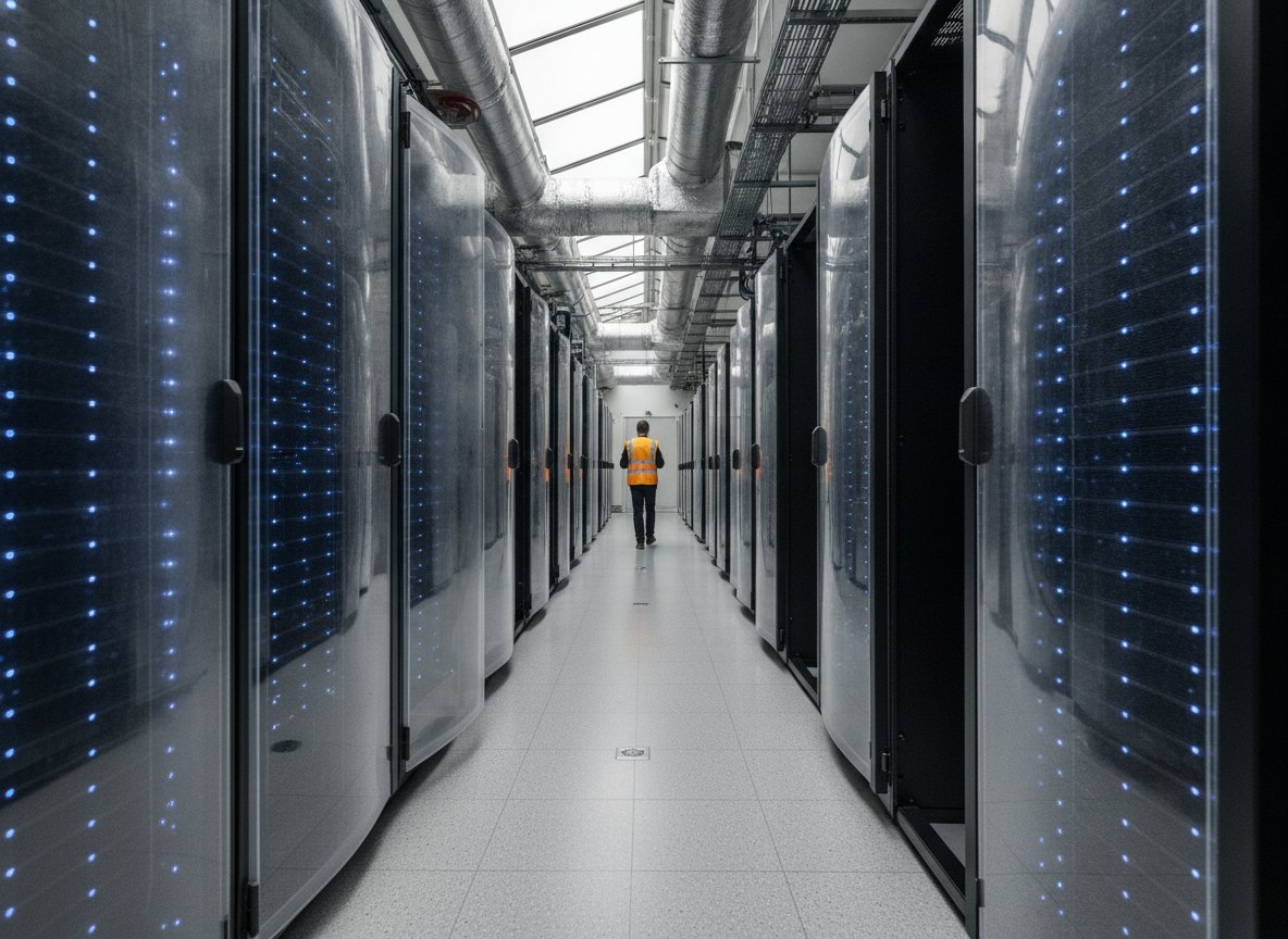 Il·lustració generada amb IA: Amazon vol vendre uns 8.000 milions de dòlars en xips d'Nvidia a inversors i llogar-los de nou, segons el «Financial Times»