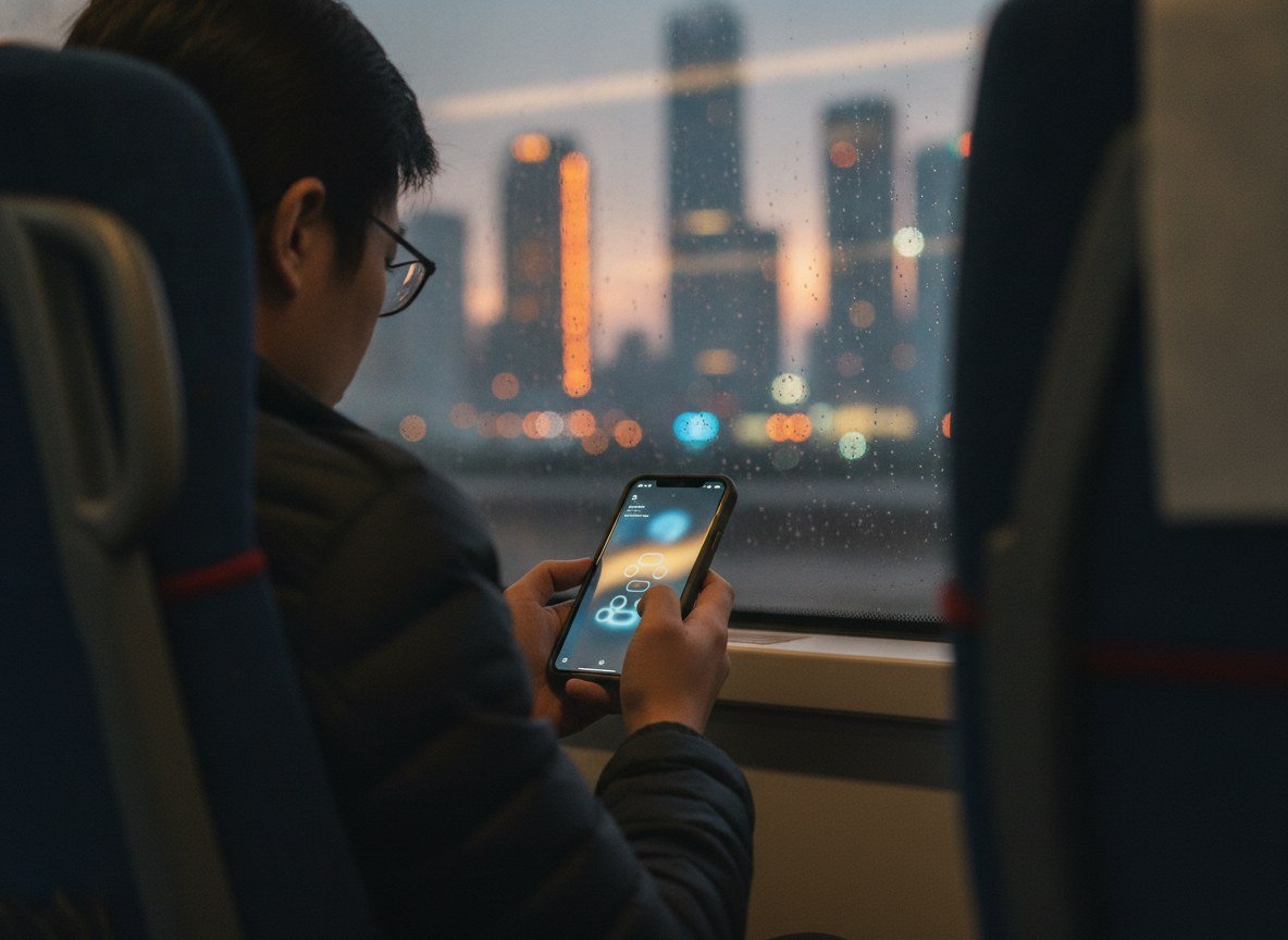Il·lustració editorial de Apple entrena un model d'IA propi per al mercat xinès amb el suport d'Alibaba