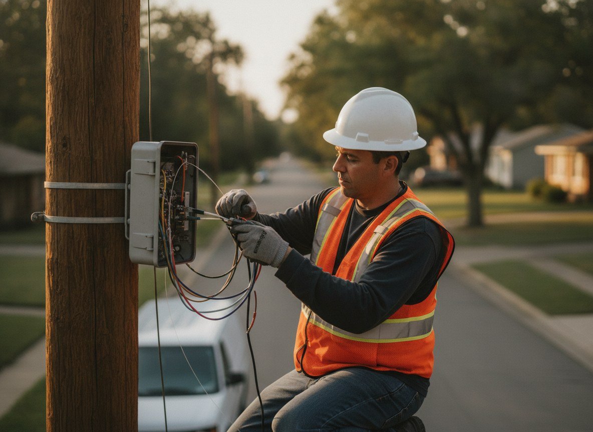 Il·lustració editorial de AT&T admet que d'aquí a cinc anys no mantindrà la plantilla actual mentre automatitza amb IA les operacions internes