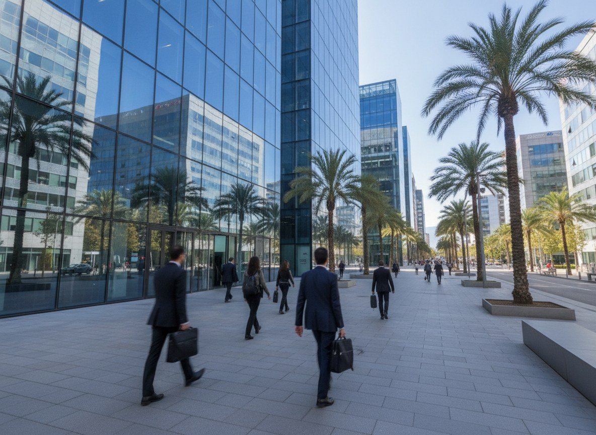Il·lustració editorial de Barcelona es manté com la tercera ciutat del món amb més projectes d'inversió estrangera en IA, per darrere només de Londres i Singapur