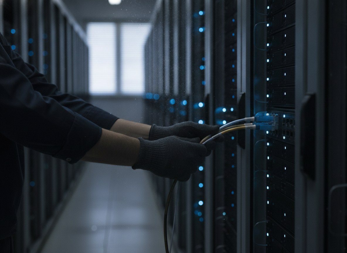 Il·lustració generada amb IA: Broadcom prestarà fins a 42.000 milions de dòlars a Anthropic perquè llogui xips TPU, segons el prospecte de la sortida a borsa