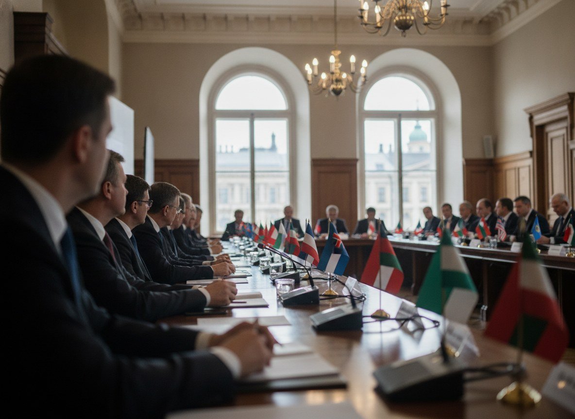 Il·lustració editorial de Els Estats Units proposen al G20 els «Principis de Carolina» per frenar la regulació de la IA arreu del món
