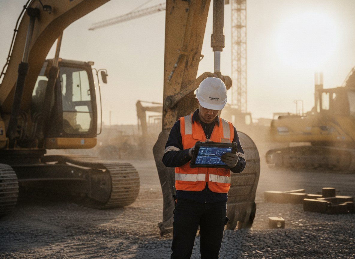 Il·lustració editorial de Caterpillar trasllada a fàbriques i obres el que ha après desplegant vehicles autònoms a les mines