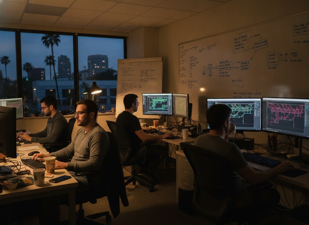 Il·lustració editorial de ChipAgents capta 60 milions de dòlars per accelerar el disseny de xips amb agents d'IA i amplia l'aliança amb Nvidia