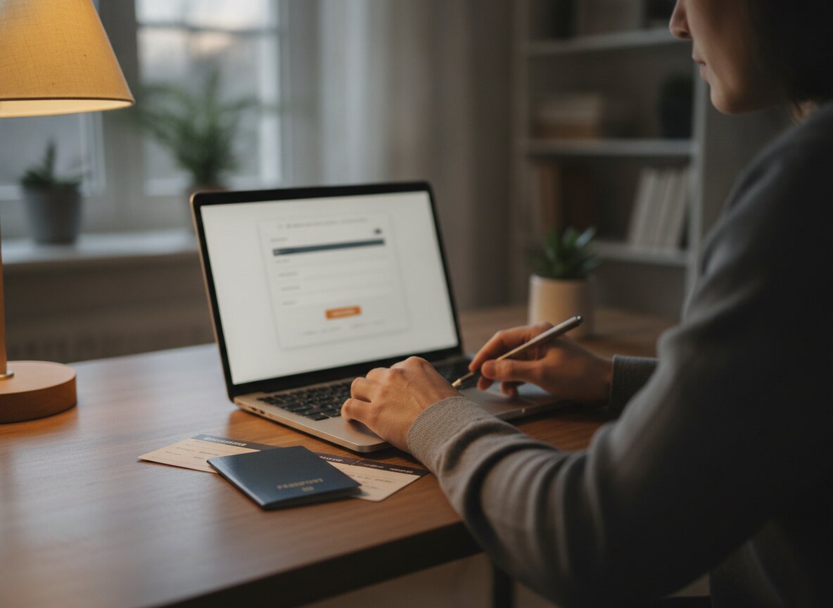 Il·lustració generada amb IA: Chrome ja pot buscar al Gmail les dades per omplir formularis, com el número d'una reserva de vol o d'una comanda