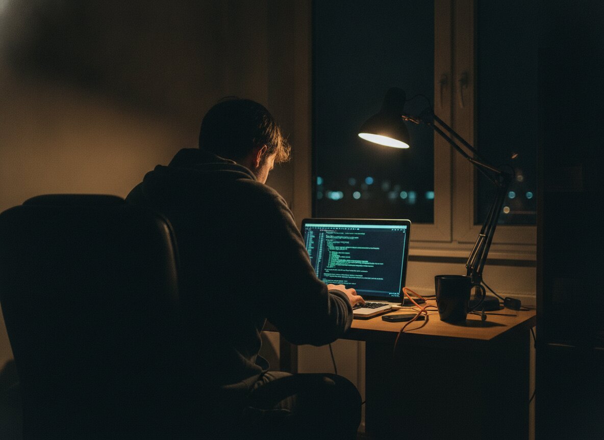 Il·lustració generada amb IA: Una versió manipulada de l'extensió de Claude Code, distribuïda com a actualització a Cursor, va obrir un accés remot a fins a 5.000 ordinadors