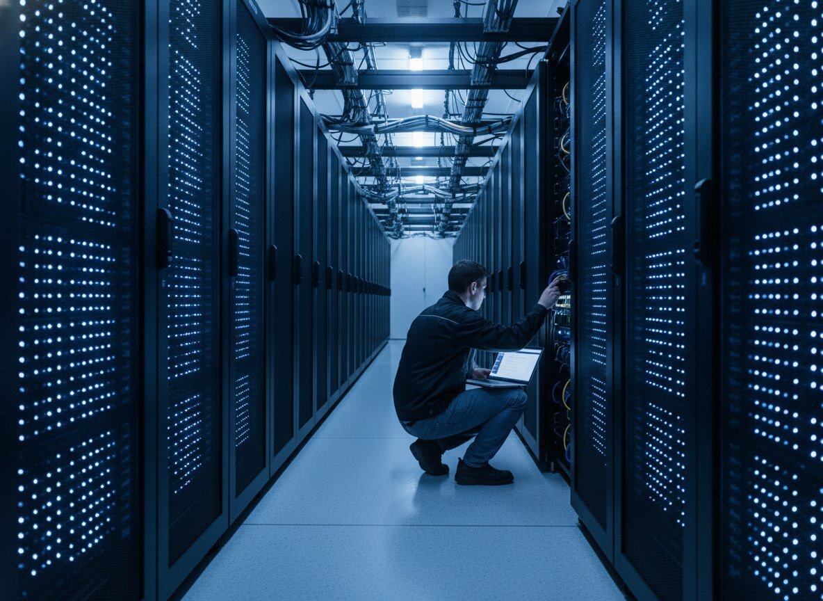 Il·lustració generada amb IA: Un error de Cloudflare va fer que un model d'IA respongués amb dades d'altres clients durant dues setmanes