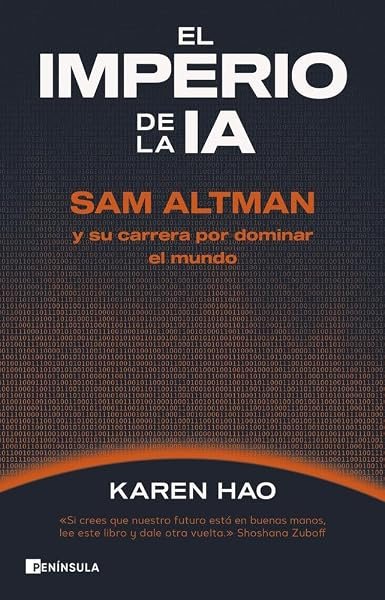 Coberta de «El imperio de la IA», de Karen Hao