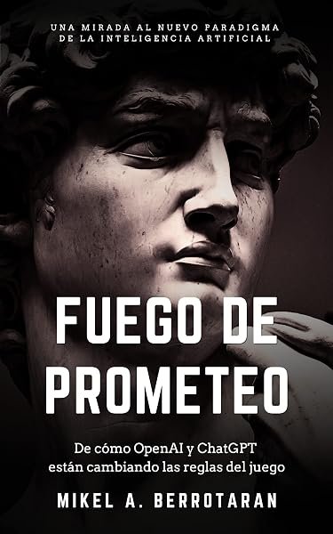 Coberta de «Fuego de Prometeo», de Mikel A. Berrotaran