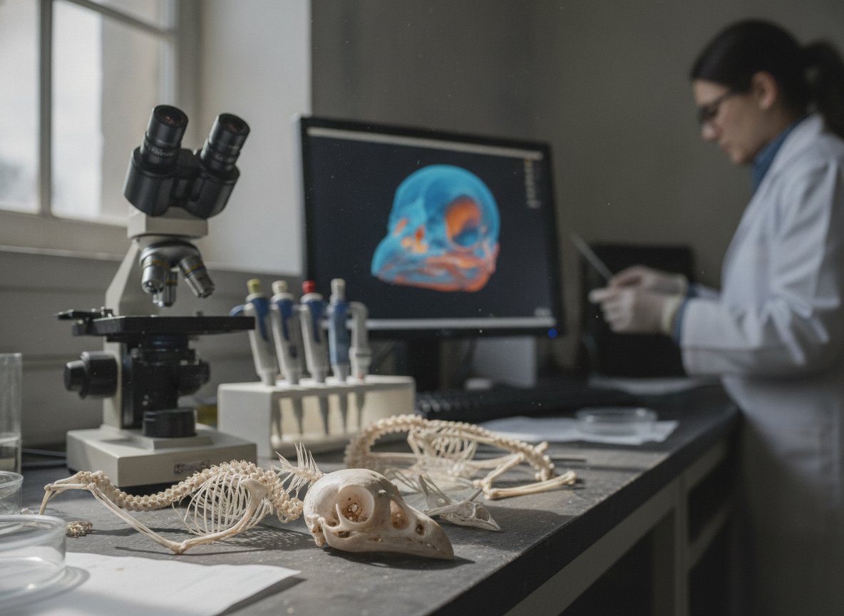 Il·lustració generada amb IA: Colossal presenta GenoMorph, una IA que assenyala gens per editar en el projecte de recuperar el dodo