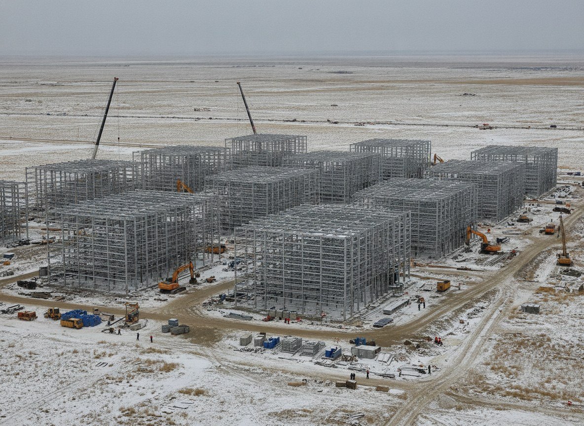 Il·lustració editorial de DeepSeek construirà un centre de dades d'un gigawatt a Mongòlia Interior mentre prepara una sortida a borsa a Xangai