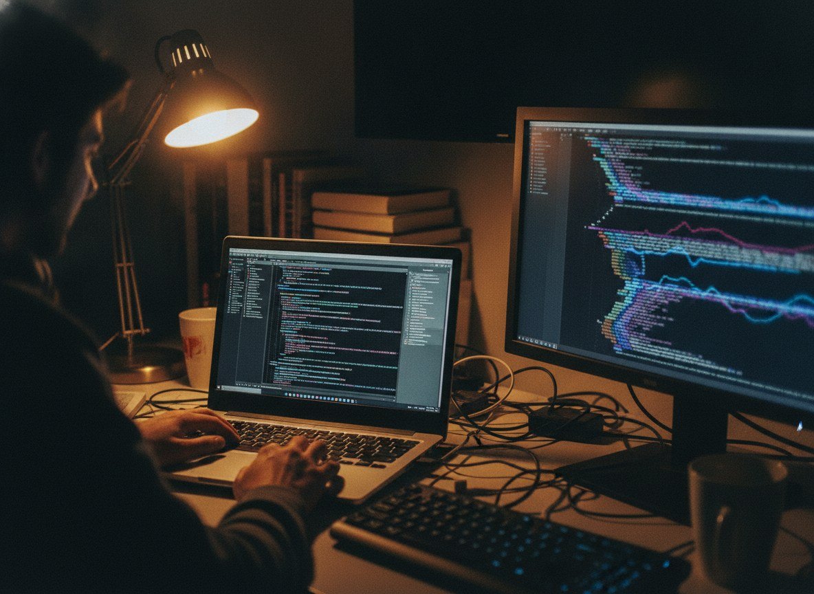 Il·lustració editorial de DeepSeek posa en beta pública V4-Flash-0731, una versió reentrenada del seu model més ràpid per a tasques d'agent