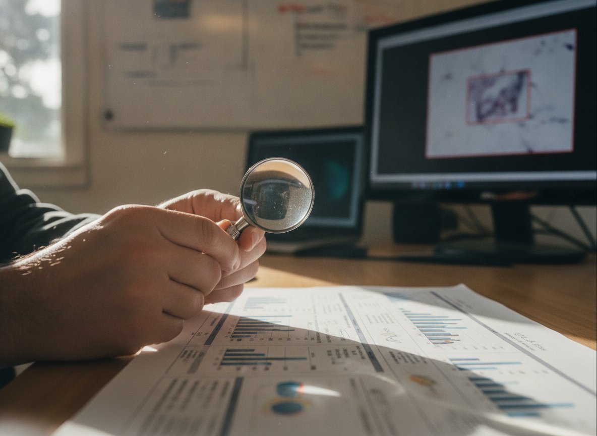 Il·lustració generada amb IA: Elorian, una empresa emergent amb 55 milions de dòlars, presenta Glimpse, un model que retalla i mesura imatges mentre raona