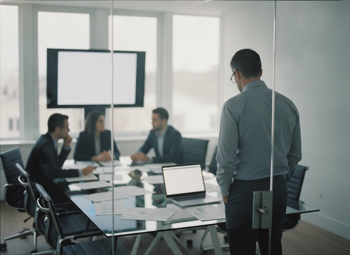 Il·lustració generada amb IA: El 58% dels directius espera supervisar més agents d'IA que persones d'aquí a un any, segons una enquesta de Monday.com