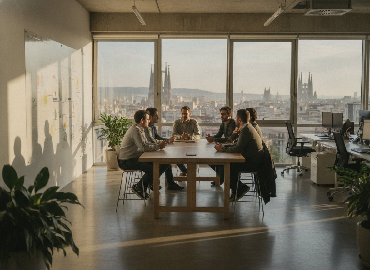 Il·lustració generada amb IA: Factorial estrena One, un agent d'IA per a empreses, i assegura que ja té 17.000 clients