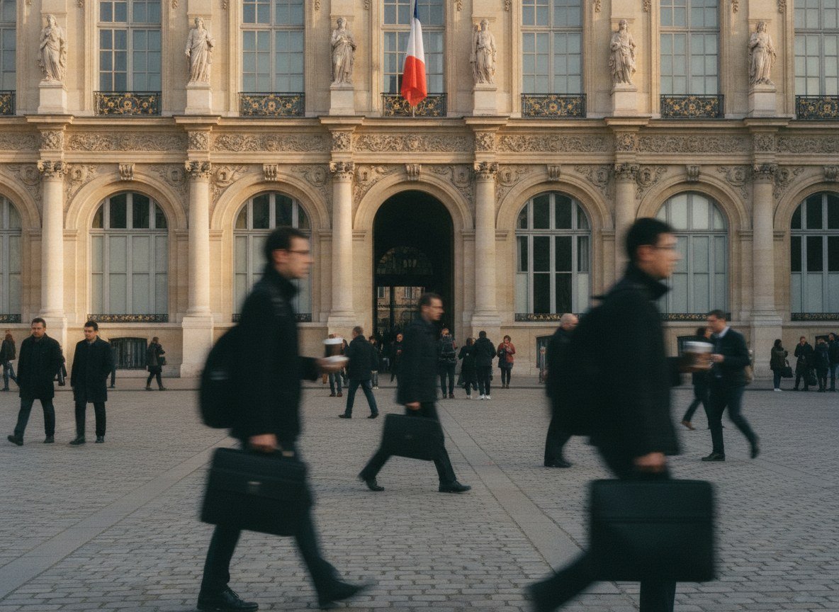 Il·lustració editorial de L'autoritat de competència francesa alerta que OpenAI, Google i Anthropic ja controlen el 84% del mercat mundial d'agents d'IA