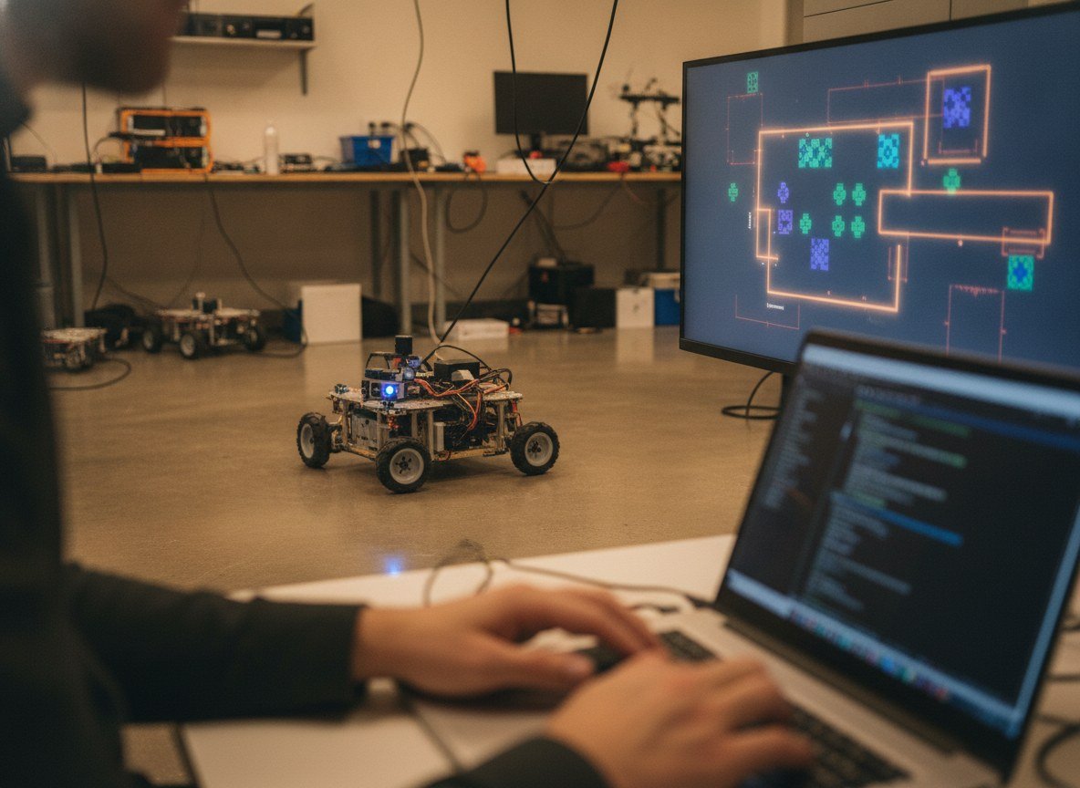 Il·lustració editorial de Una start-up novaiorquesa que ensenya robots mirant enregistraments de videojocs busca finançament a una valoració de 6.000 milions de dòlars