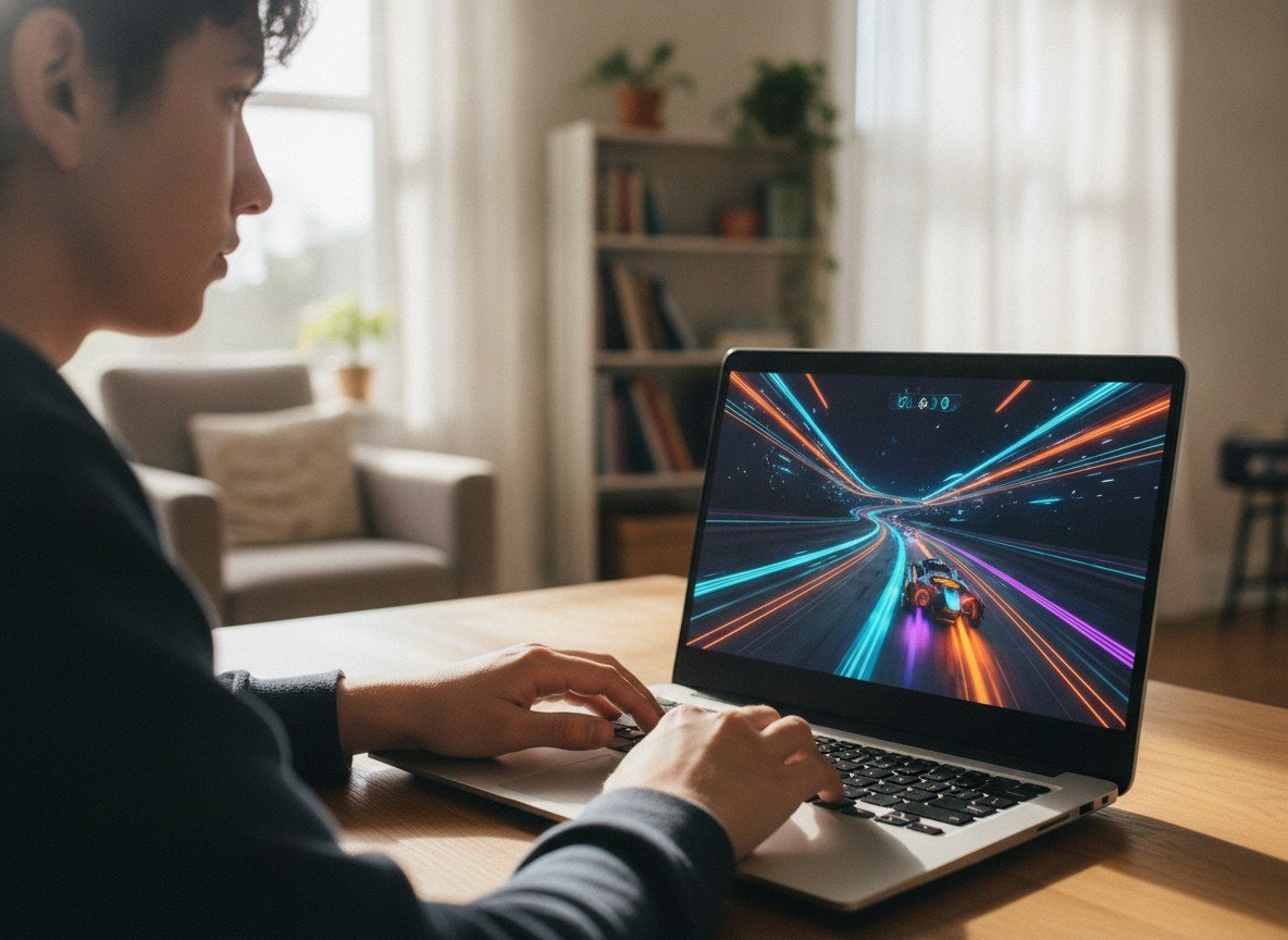 Il·lustració generada amb IA: Google estrena Playground, una eina que crea videojocs jugables al navegador a partir d'una descripció escrita
