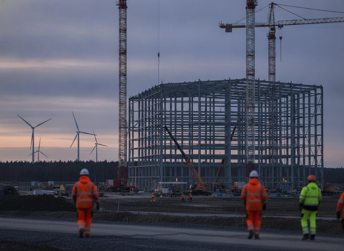 Il·lustració editorial de Google anuncia la seva inversió més gran mai feta a Europa: 13.000 milions d'euros en infraestructura d'IA a Finlàndia