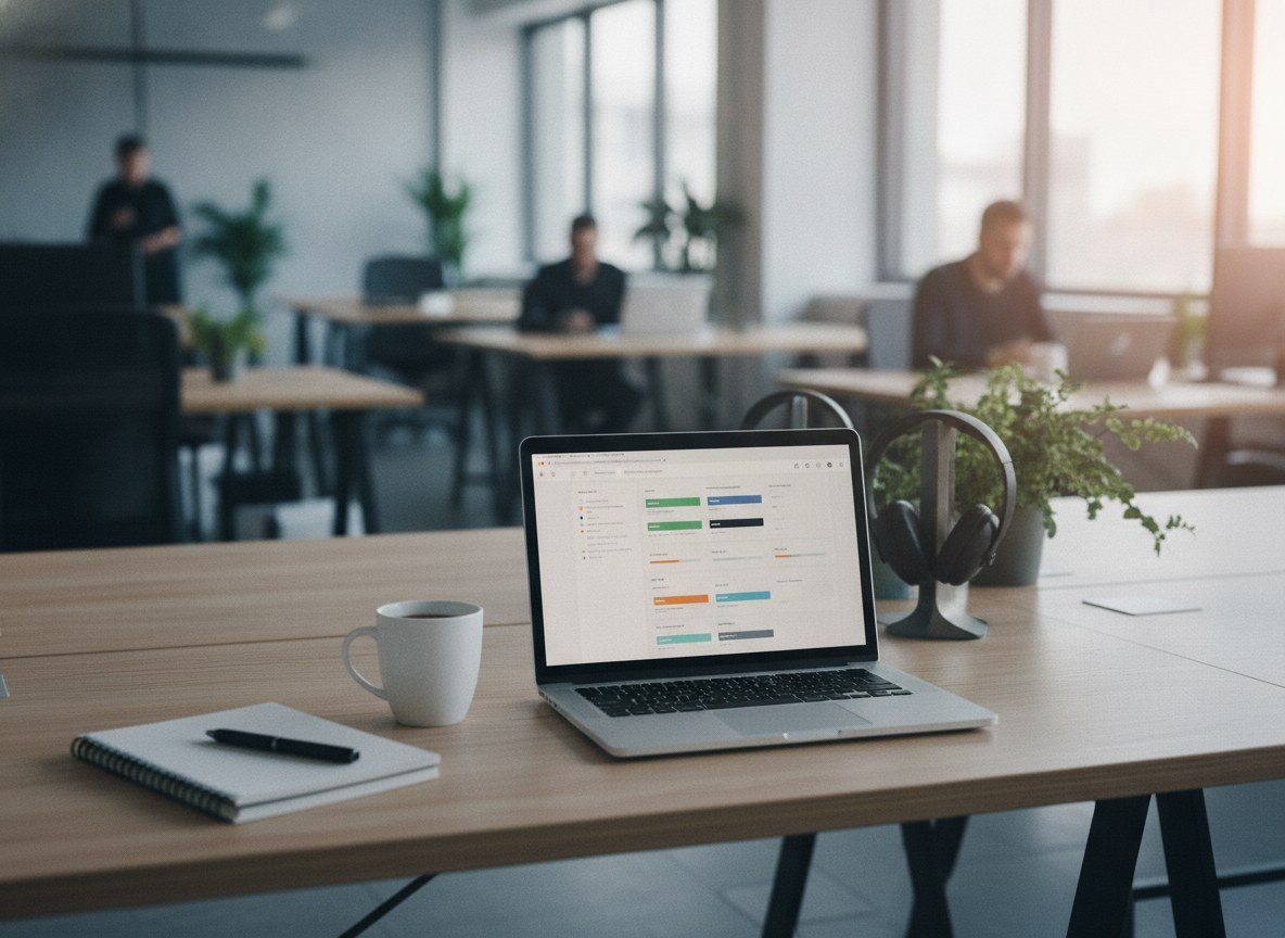 Il·lustració editorial de Hark, l'startup de Brett Adcock amb 700 milions de dòlars captats, presenta Handoff, un agent que navega per webs sense API per completar tasques