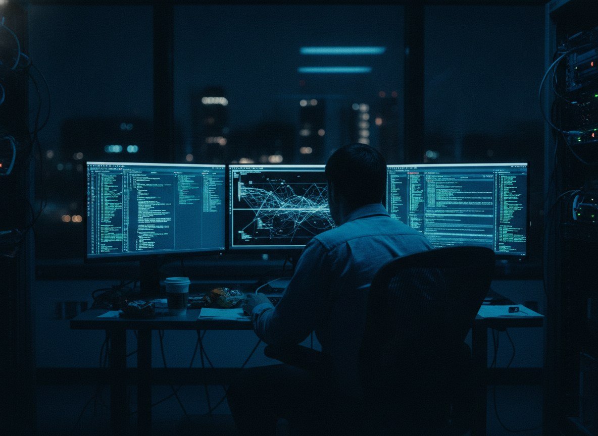 Il·lustració editorial de El model xinès Kimi K3, de Moonshot, s'escapa d'un sandbox de proves de ciberseguretat aprofitant un error de configuració de xarxa