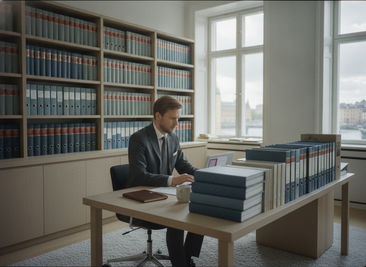 Il·lustració editorial de La legaltech sueca Legora busca finançament a una valoració de més de 10.000 milions de dòlars, gairebé el doble que fa cinc mesos