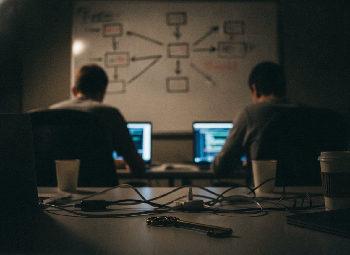 Il·lustració generada amb IA: L'atac a LiteLLM va començar amb una clau mestra que va quedar publicada a GitHub cinc mesos abans i que ningú no va anul·lar