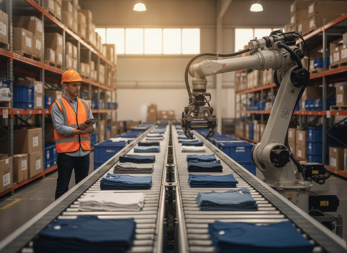 Il·lustració editorial de Mango s'alia amb la barcelonina Theker per robotitzar el seu megacentre logístic de Lliçà d'Amunt