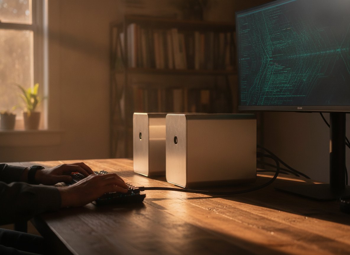Il·lustració generada amb IA: Meta publica Muse Spark Open, un model de 816.000 milions de paràmetres que es pot descarregar i fer funcionar en dos ordinadors Mac Studio