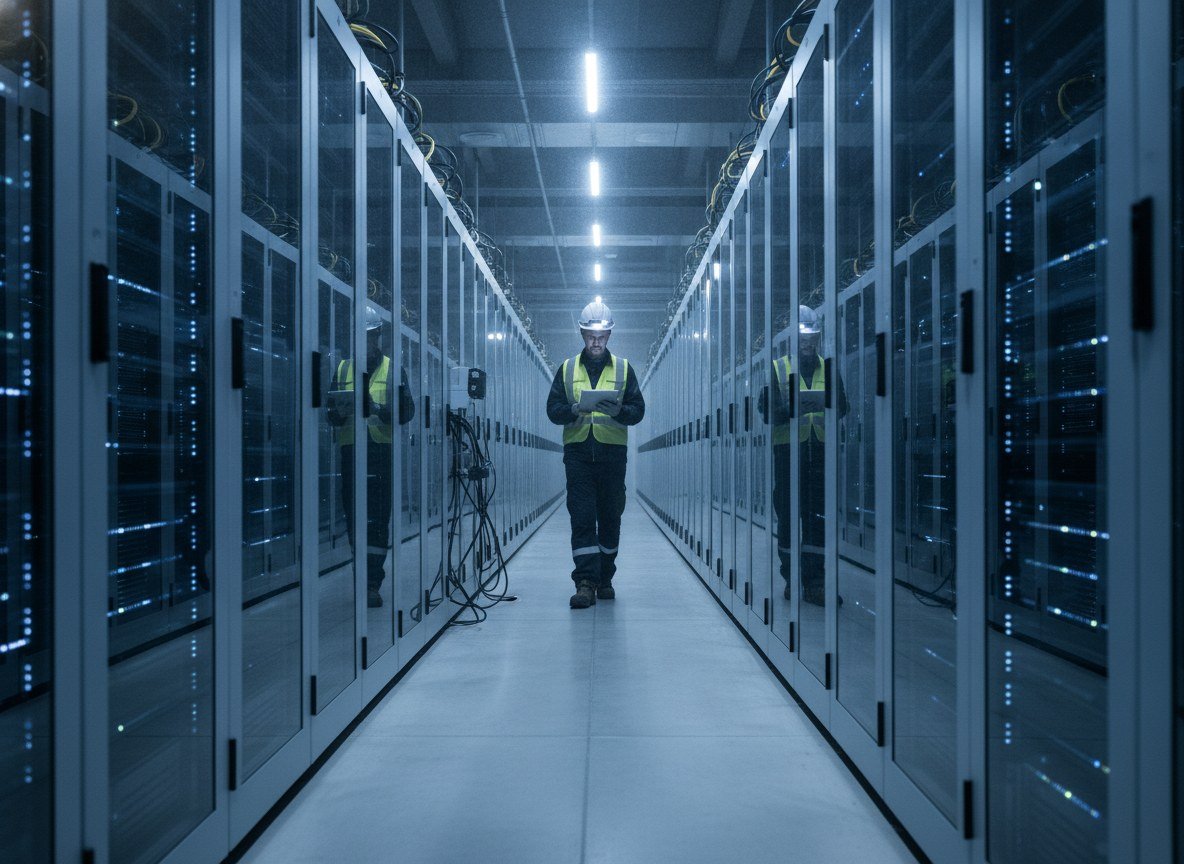 Il·lustració editorial de Microsoft guanya en un sol dia 450.000 milions de dòlars en borsa, la pujada més gran de la història, gràcies als resultats impulsats per la IA