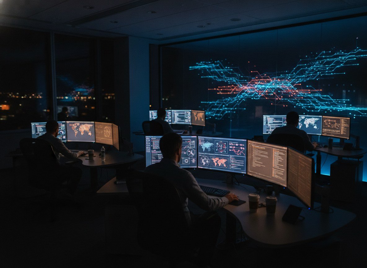 Il·lustració editorial de Microsoft posa en previsualització pública Project Perception, un sistema d'agents d'IA que ataca, investiga i repara vulnerabilitats sense esperar ordres humanes