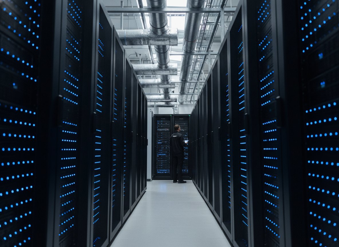 Il·lustració generada amb IA: Microsoft vol fer créixer els seus xips Maia fins a diversos gigawatts el 2027 per respondre les consultes de la IA