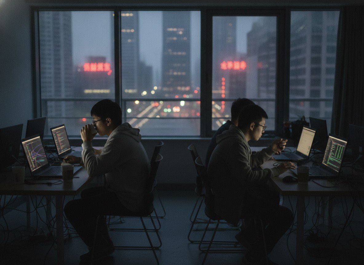 Il·lustració editorial de Una startup xinesa de set mesos de vida, fundada per un professor de Tsinghua, arriba a una valoració de 1.420 milions de dòlars sense haver tret encara cap model
