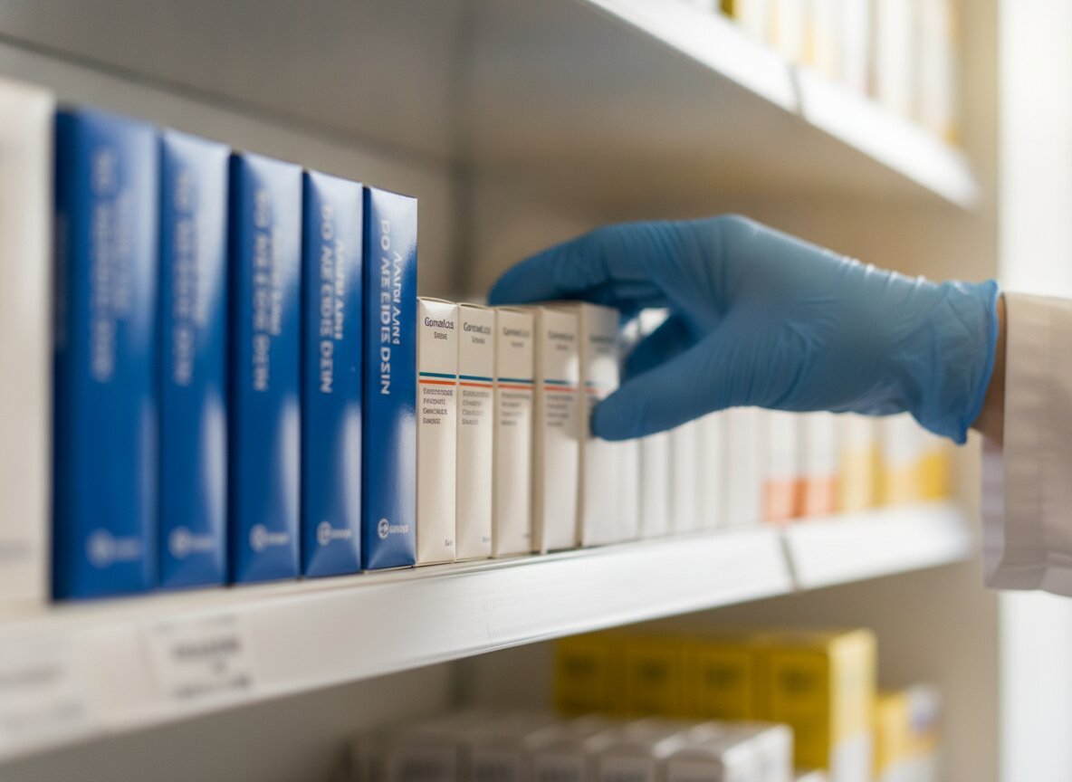 Il·lustració generada amb IA: Cinc models d'IA recomanen gairebé sempre el mateix medicament de marca, i seguir-los encariria la compra de fàrmacs, segons «Nature Health»