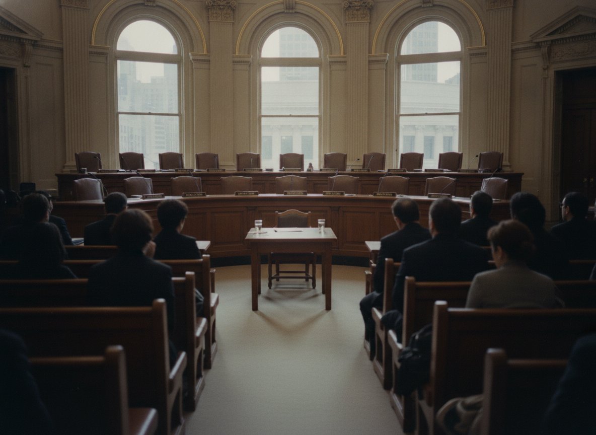 Il·lustració generada amb IA: ACTUALITZACIÓ: El Consell Municipal de Nova York escolta avui exempleats d'Anthropic, Google DeepMind i OpenAI en una audiència sobre les lleis d'IA