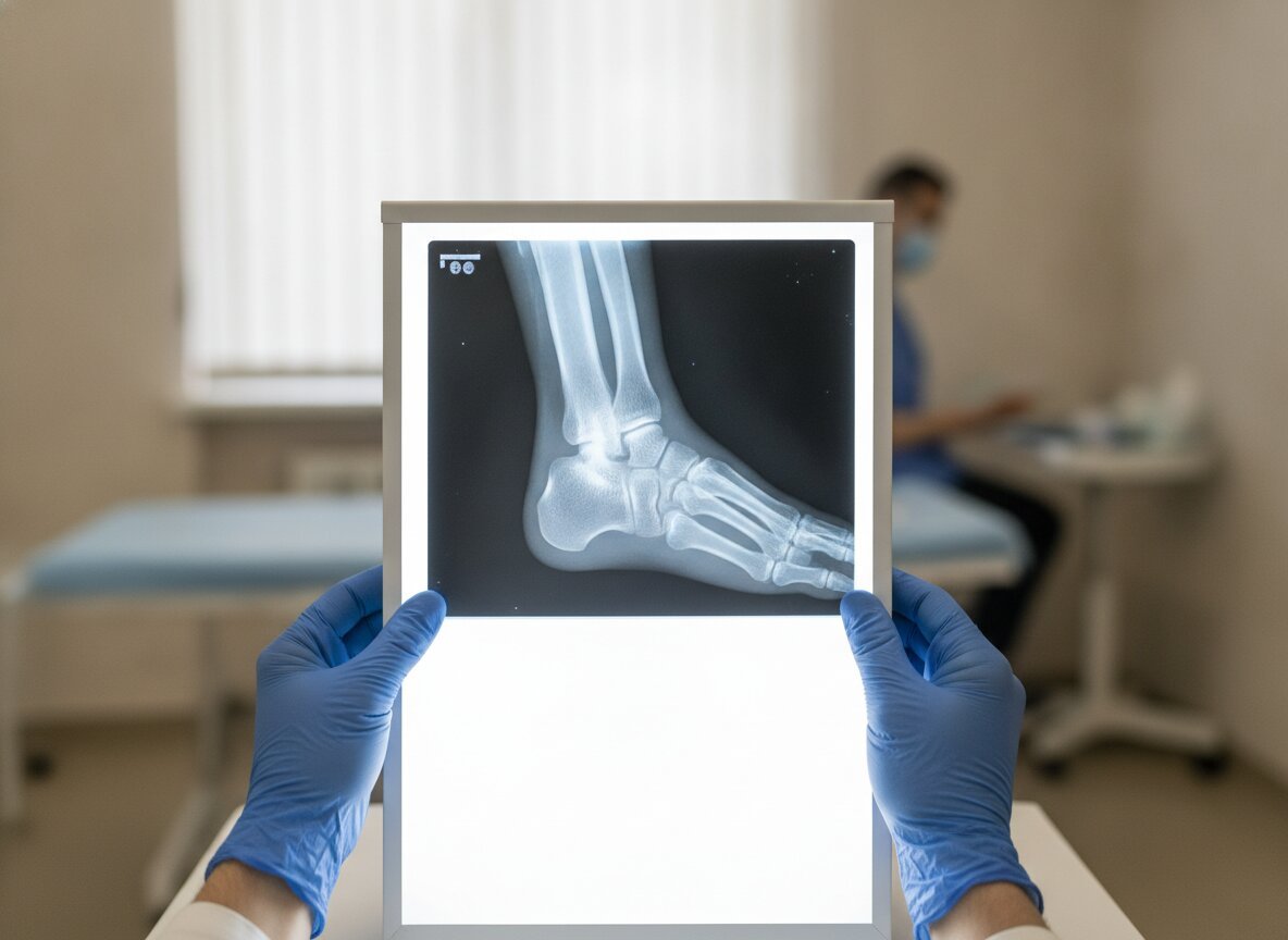Il·lustració generada amb IA: Un model d'IA genera radiografies del peu amb hallux valgus anatòmicament coherents, però encara no serveix per diagnosticar