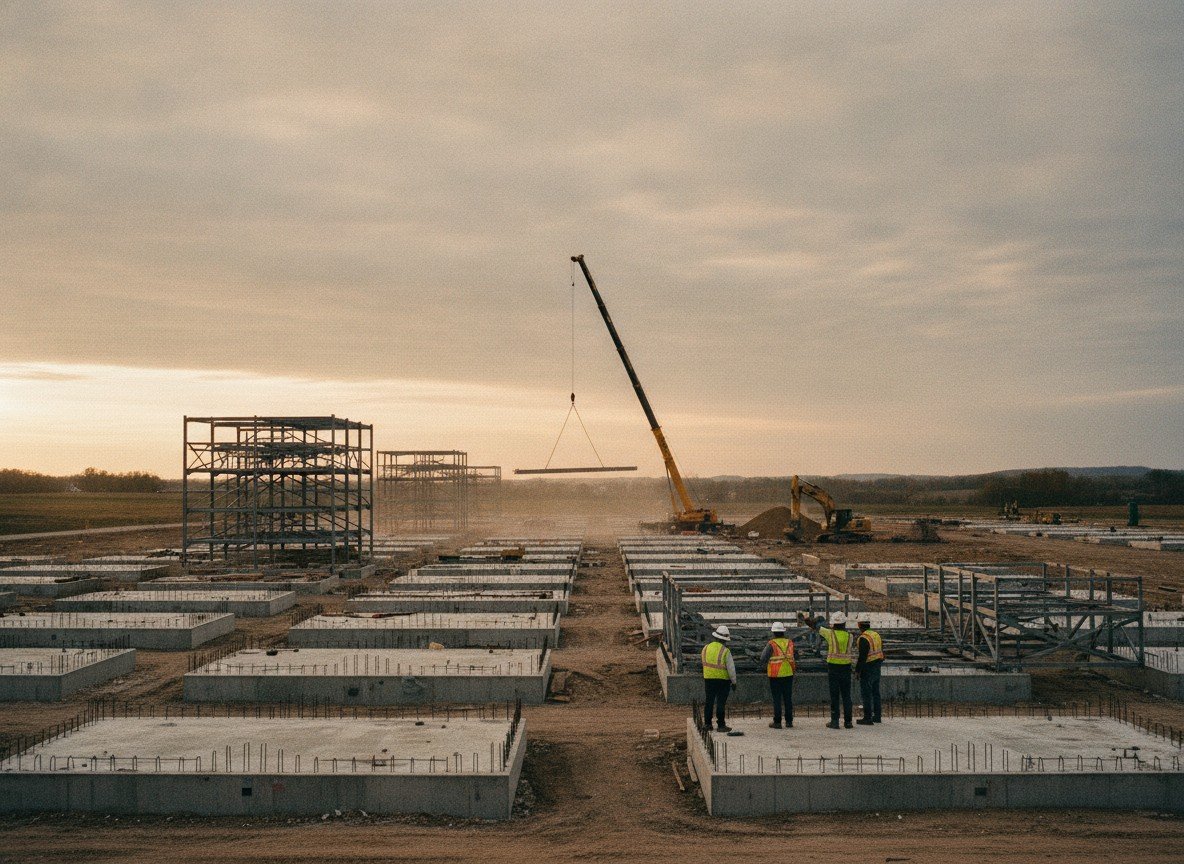 Il·lustració editorial de Nvidia negocia avalar 250.000 milions de dòlars perquè OpenAI construeixi el seu propi macrocentre de dades a Ohio