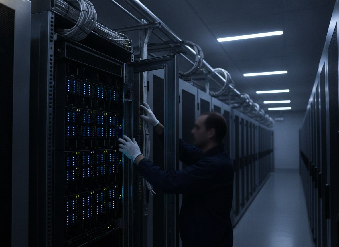 Il·lustració editorial de Nvidia posa en producció el seu xip Groq 3 LPX, dissenyat perquè els agents d'IA responguin gairebé a l'instant