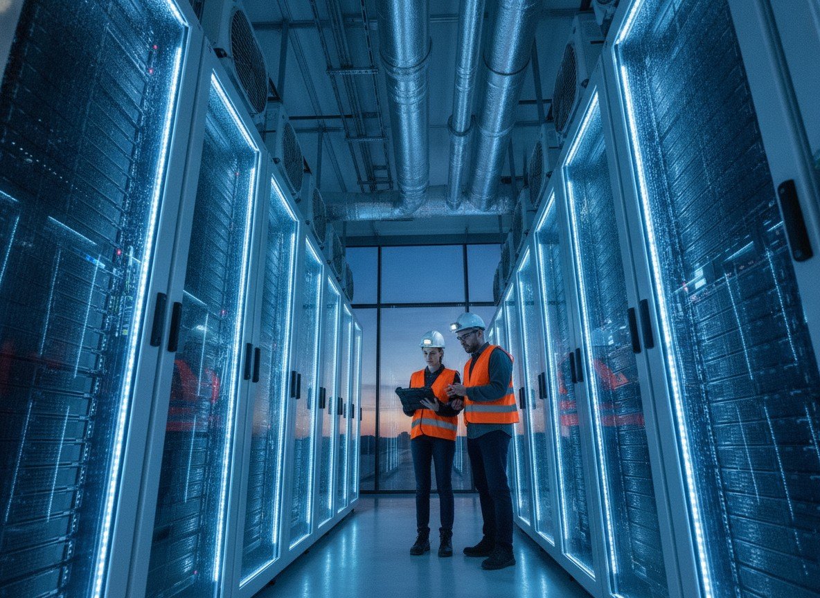 Il·lustració editorial de Nvidia s'alia amb Safe Superintelligence d'Ilya Sutskever i li obre les portes del seu superordinador Vera Rubin