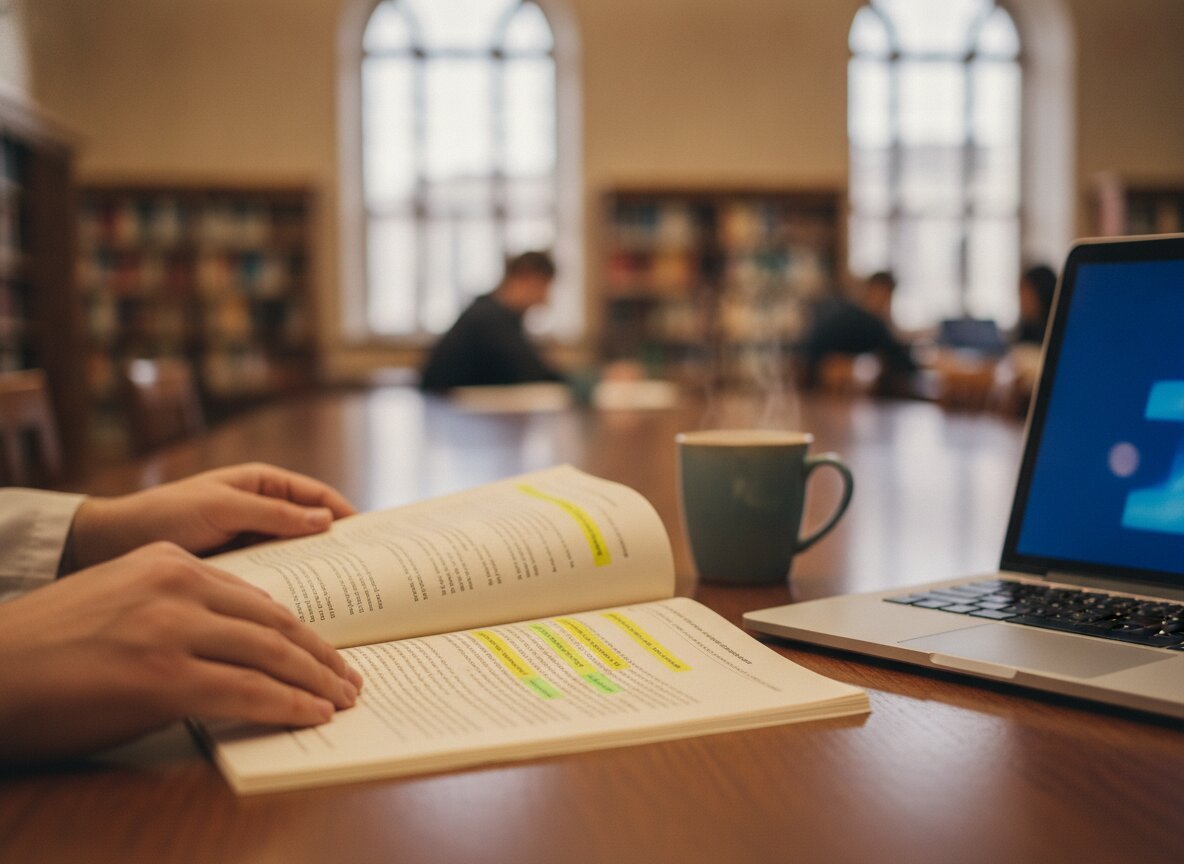 Il·lustració generada amb IA: Un equip de la Universitat de Nova York crea una eina d'IA que comprova si les cites d'un text diuen el que se'ls atribueix