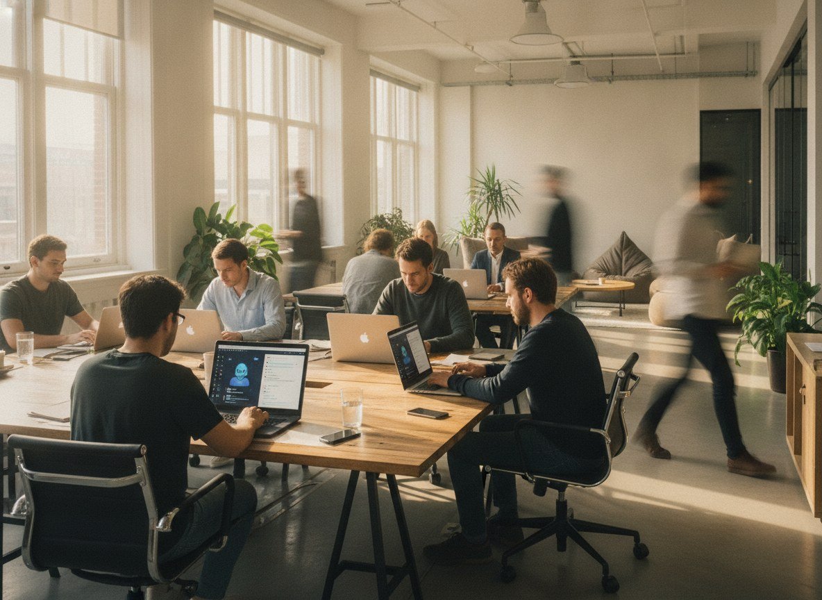 Il·lustració editorial de OpenAI recupera terreny a Anthropic entre les empreses nord-americanes que paguen per IA, segons dades de la fintech Ramp