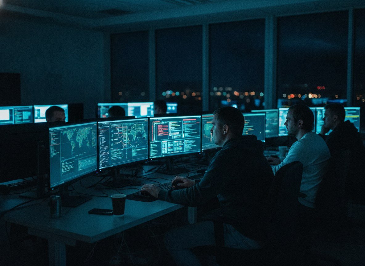 Il·lustració editorial de OpenAI oferirà gratis a Ucraïna el seu sistema de ciberdefensa Daybreak per protegir infraestructures civils