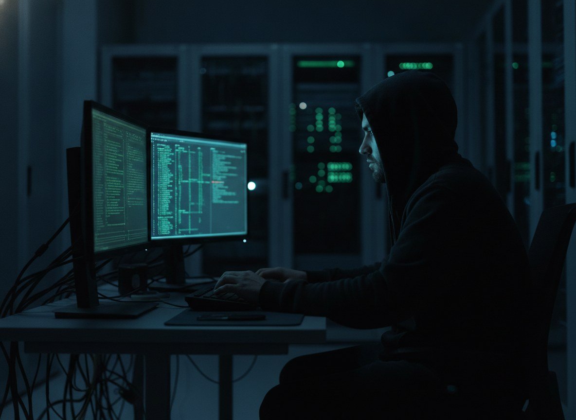 Il·lustració editorial de Un informe independent revela que eixams d'agents d'IA d'OpenAI porten mesos atacant bases de dades públiques per trobar dades obscures