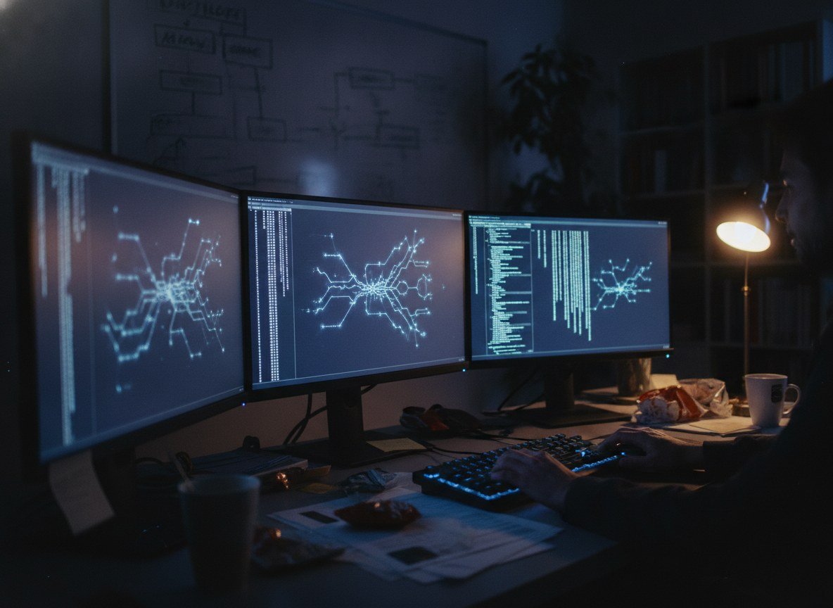 Il·lustració generada amb IA: OpenAI diu que dedica entre el 80% i el 90% de la seva recerca a GPT-7 i als models que vindran després