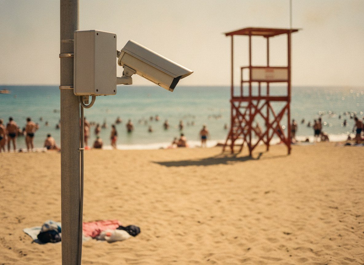 Il·lustració editorial de Platja d'Aro i Roses proven un sistema d'IA que detecta ofegaments silenciosos a les seves platges